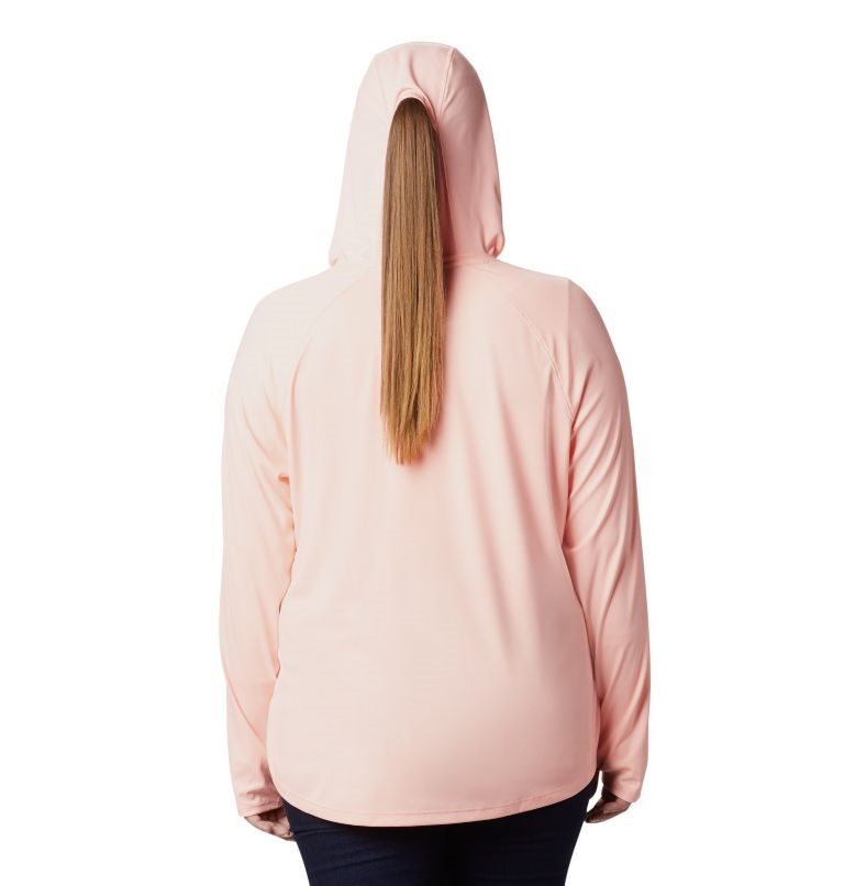 Women's Columbia PFG Tidal Deflector Hoodie Coral | Plus Size CA-H430L